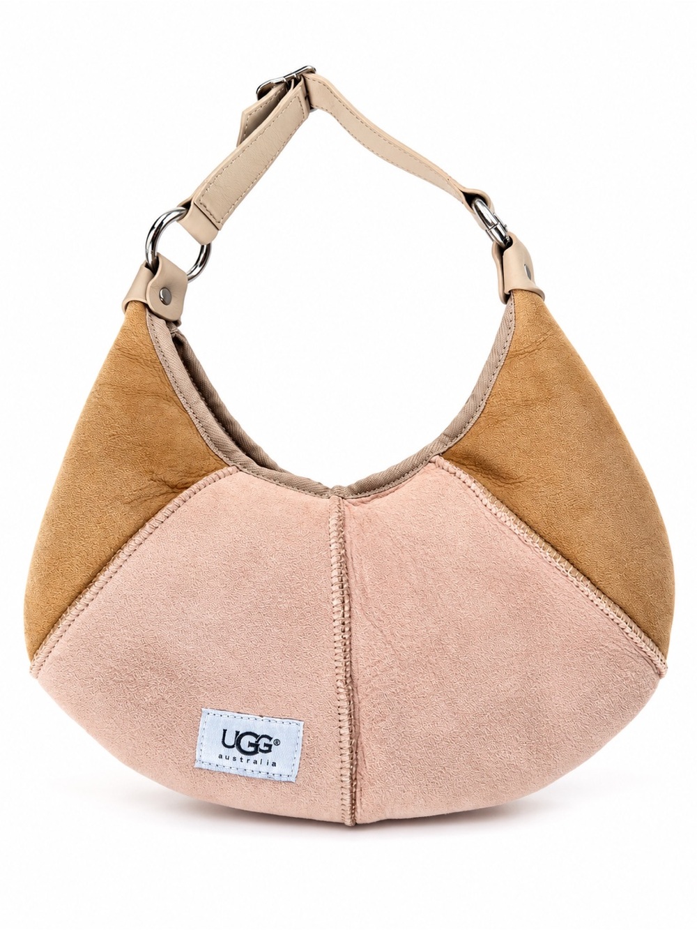 UGG Australia Sheepskin Shearling Hobo Shoulder Bag Y2K